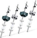 Enhon 4 Pack Lavatory Pop up Center Piece Assembly, Sink Pivot Rod Replacement by Clickhere