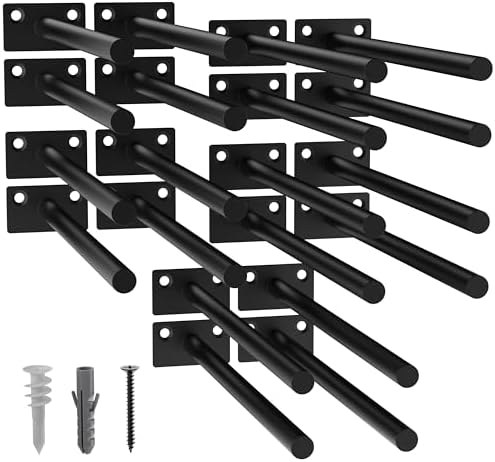 20-Pack 10 inch Floating Shelf Brackets, Hidden Shelf Bracket by FinestHomeDecor