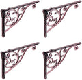 Khtumeware Ornate Decorative Shelf Brackets, 12 inch Big wall Mounted Shelving by khtumeware