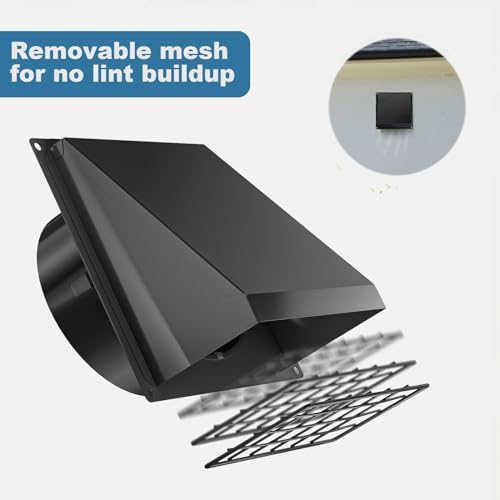 Hon&Guan 4 Inch Dryer Vent Cover Outside - Image 6
