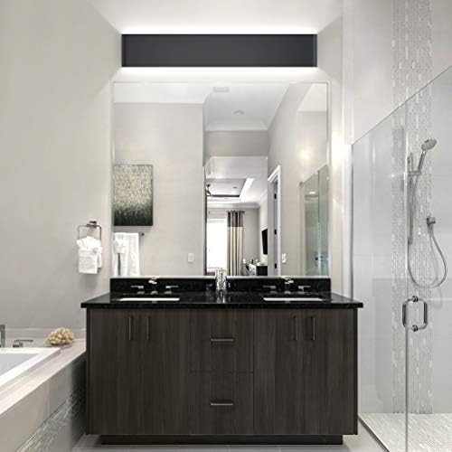 Aipsun 32.6 inch Modern Black Vanity Light Fixtures LED Black Bathroom Wall - Image 2