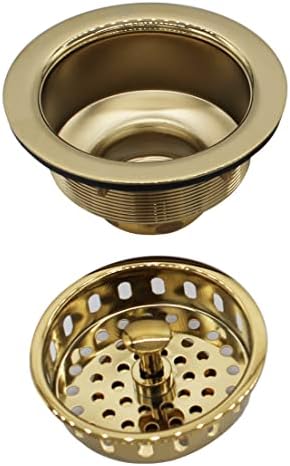 Westbrass D2165-01 Post Style Large Kitchen Basket Strainer - Image 5