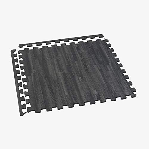 Forest Floor 3/8 Inch Thick Printed Foam Tiles, Premium Wood Grain Interlocking - Image 4