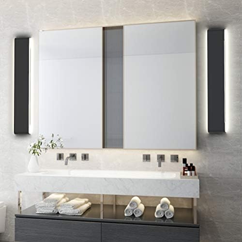 Aipsun 32.6 inch Modern Black Vanity Light Fixtures LED Black Bathroom Wall - Image 4