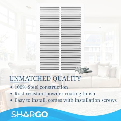 10 x 12 Inch Return Air Vent Cover, Solid Steel HVAC Grille - Image 6