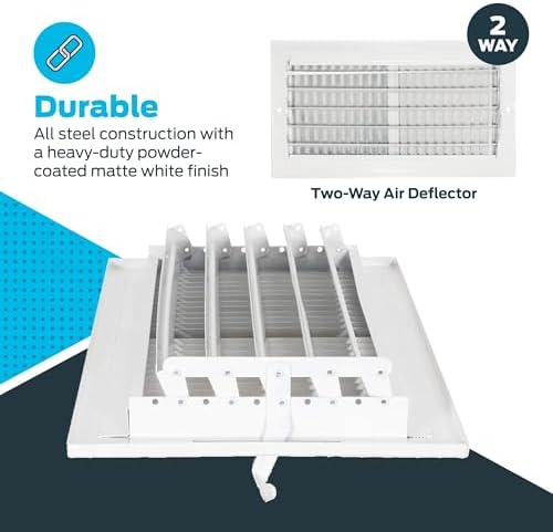 EZ-FLO 14 x 6 Inch Air Vent Cover - Image 5