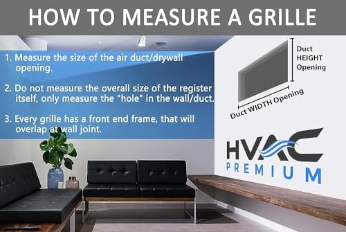 HVAC Premium 12'' x 4'' Return Air Grille - Image 5