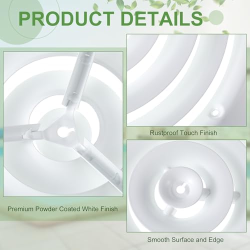 Therwen 2 Set 10 Inch Round Ceiling Diffuser Vent Cover - Image 3