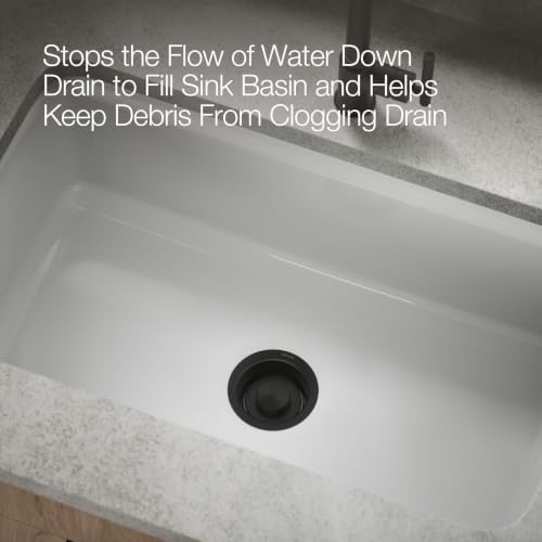 Kohler K-11352-BL Kohler K-11352 Solid Durable Disposal Flange and Stopper - Image 6