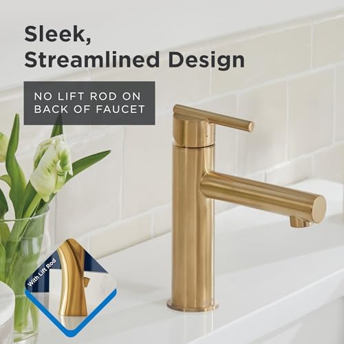 Gerber 1-1/4 in. Touch-Down Bathroom Sink Drain Without Overflow - Image 7