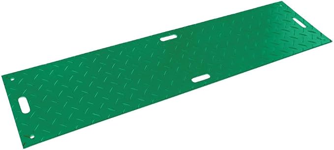 10 Pk 2' x 8' - 1/2" Thick Heavy Duty Green Ground Protection Mats - Easily - Image 9