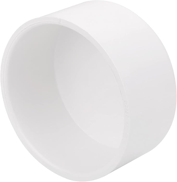 4"PVC Pipe End Cap Fitting Schedule 40 Furniture Grade 4" PVC Pipe Plug Adapter by Lswteiz