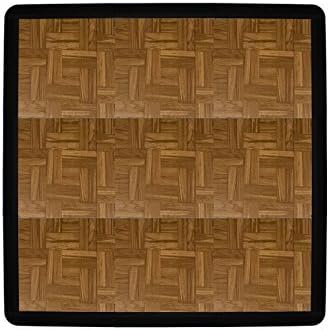 Flooring Inc's 3/8" Thick Interlocking Lightweight Plastic Practice Dance Floor by IncStores