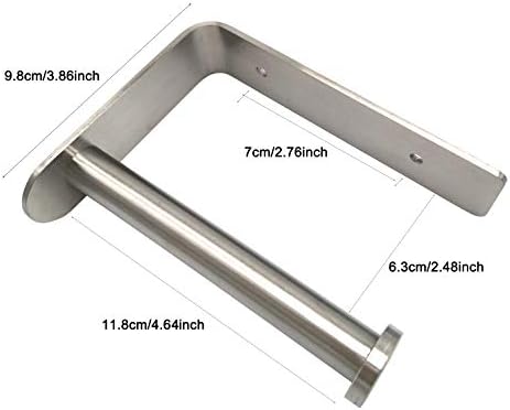 Wall Mount Toilet Paper Holder, Tissue Paper Roll Towel Holder - Image 4