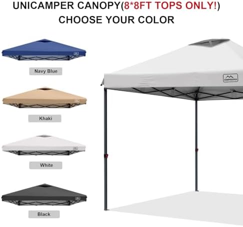 8x8 Replacement Top Pop Up Canopy Tent Cover Roof - Image 3