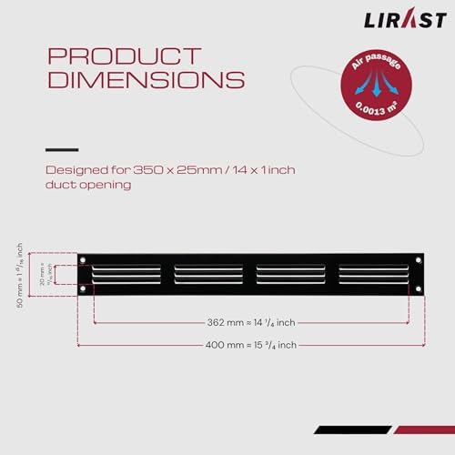 14x1 Vent Cover with Built-in Screen - Image 6