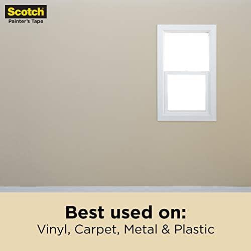 Scotch Contractor Grade Masking Tape, 0.94 inches by 60.1 yards, 36 Rolls - Image 2