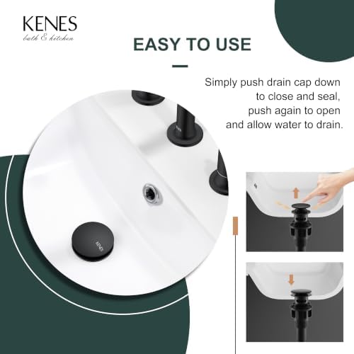 KENES 2 Pack Bathroom Sink Drain - Image 5