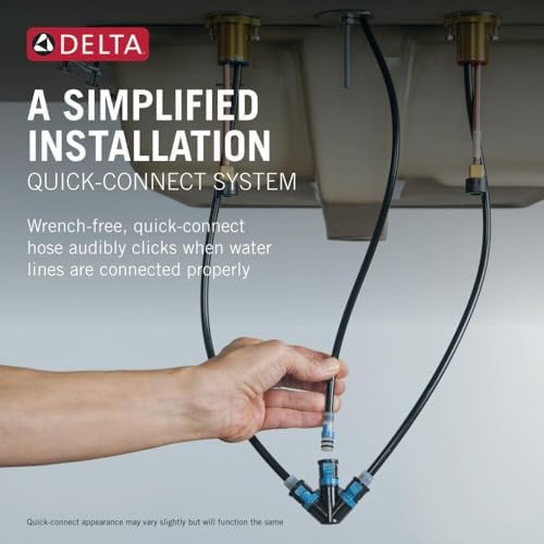 Delta Vesna Brushed Nickel Bathroom Faucet 3 Hole, 8 Inch Widespread Bathroom - Image 6