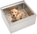 24" x 24" x 13" Commercial Floor Mop Sink, 304 Stainless Steel Utility Mop Basin by Unknown