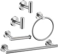 5 Pieces Brushed Nickel Bathroom Hardware Set Include 16inch Towel Bar by Meetuniquestylesandneeds