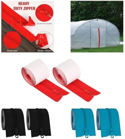 Zipper Door 4 Roll Instant Door Zipper Replace Dust Protector Self Adhesive - Image 4