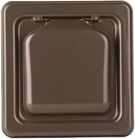 NO-PEST VENT Dual Door Dryer Vent Cover 4 Inch Outdoor, Made in USA, Highest - Image 4
