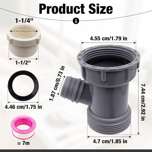 Dishwasher Drain Hose Adapter Universal Y-Shaped Kitchen Sink Drain Pipe Adapter - Image 2