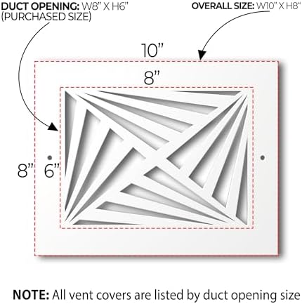SABA Home Decor White Air Vent Cover - Image 2