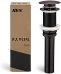 KES Bathroom Sink Drain Without Overflow Vessel Sink Lavatory Vanity Pop Up by KES