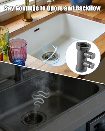 1-1/2" Dishwasher Kitchen Drain Pipe Hose Adapter Kitchen Sink Drain - Image 4