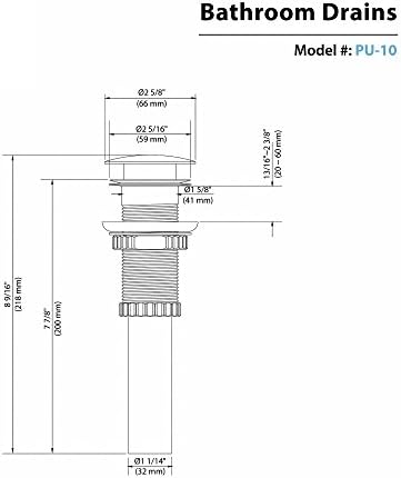 KRAUS Pop-Up Drain in Oil Rubbed Bronze - Image 2