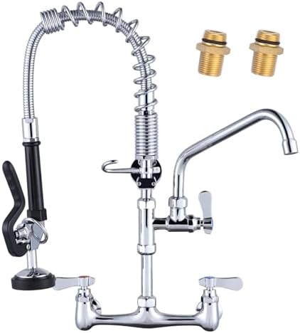 ALEASHA 21" Commercial Sink Faucet Wall Mount by ALEASHA