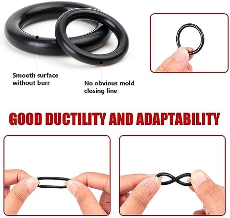Ziciner 225 PCS O-Ring Assortment Kit Set, Premium Rubber Gasket AC System Seal - Image 4