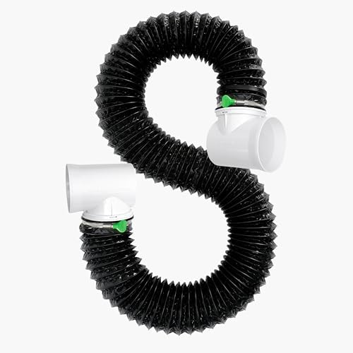 4 Inch 10 Ft Dryer Vent Hose, Dryer Vent Connector Kit by Nxpceay
