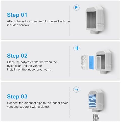Indoor Dryer Vent Kit, Indoor Dryer Vent Box - Image 3
