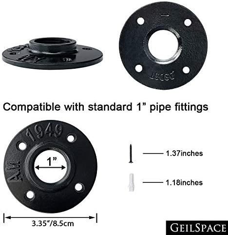 GeilSpace Floor Flange, Malleable Iron Pipe Fittings - Image 2