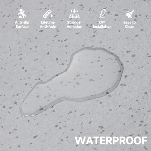 Vinyl Flooring - 12×12 inch Floor Tiles, 20 Packs Stick on Floor Tiles - Image 6