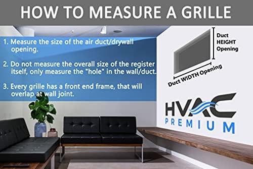 HVAC Premium 4" x 14" Toe Kick Vent Grille - Image 5