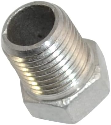 1/4" Male x 1/8" Female Thread Reducer Bushing Pipe Fitting, Stainless steel SS - Image 2