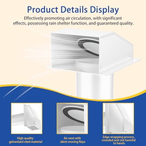 Periscope Dryer Vent Kit, Low Profile Flat - Image 4