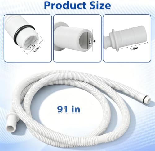 00744881 Dishwasher Drain Hose, Compatible - Image 2