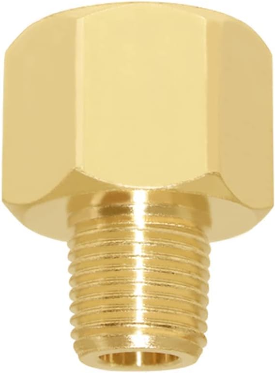 Joywayus 1/2" G Thread Female × 3/8" NPT Thread Male Brass Pipe Fitting Adapter - Image 6