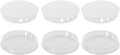 uxcell 6Pcs Plastic Hole Plugs, 60mm Flush Type Panel Plugs, Round Snap by uxcell