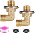 Wall Mount Commercial Faucet Installation Kit, Lead-Free Backsplash Mount Set by happywins