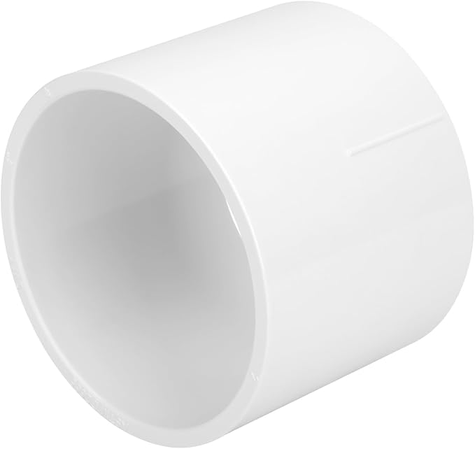 4" PVC DWV Repair Coupling Adapter Pipe Fittings SCH40 4Inch PVC Slip Coupling by Lswteiz
