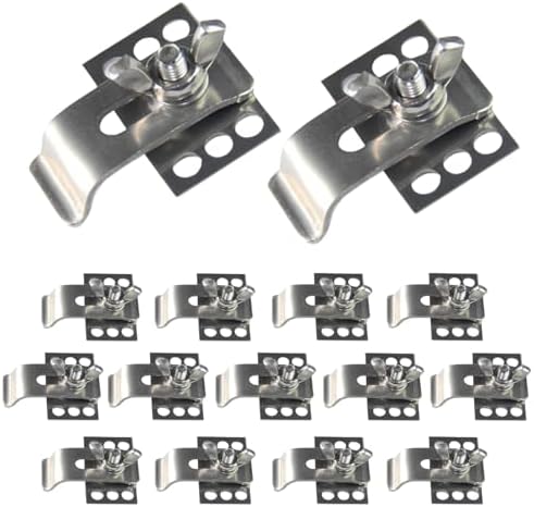 Undermount Kitchen Sink Clips, 304 Stainless Sink Brackets, Epoxy Sink Clips Kit by Unknown