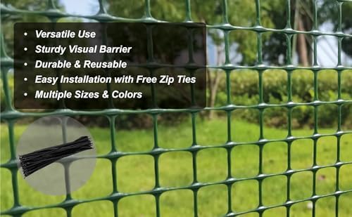PotatoLife Green Plastic Garden Fence, Hardware Mesh - Image 3