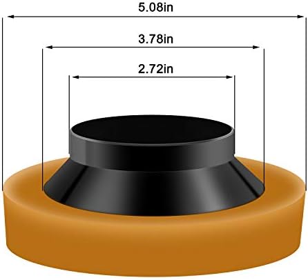 11 Pcs Toilet Wax Ring Kit Include Thick Flange Closet Bolts Bolt Caps and - Image 2
