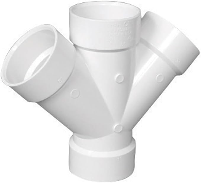 Genova Products 73415 Double Wye Pipe Fitting, 1 1/2" - Image 2